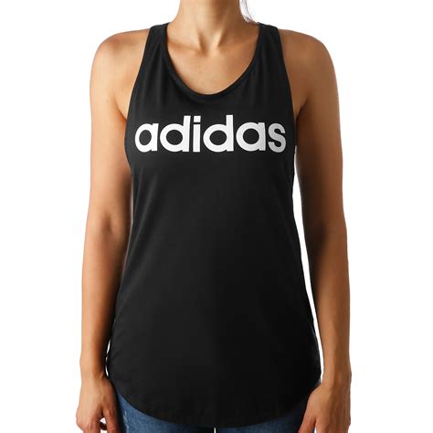 adidas top damen essentials linear loose weiß|Essentials Loose Logo Tank Top .